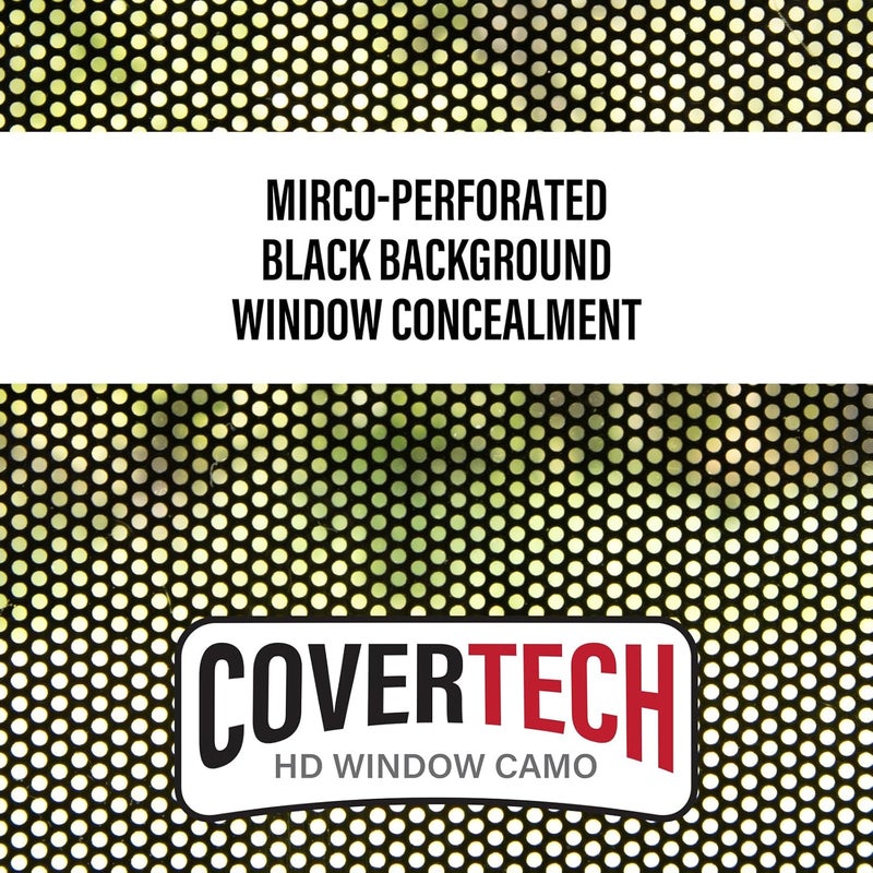 Covertech Store Hunting Blind Window Camo - See Through HD Window Camo – 24” x 59” - Image 5
